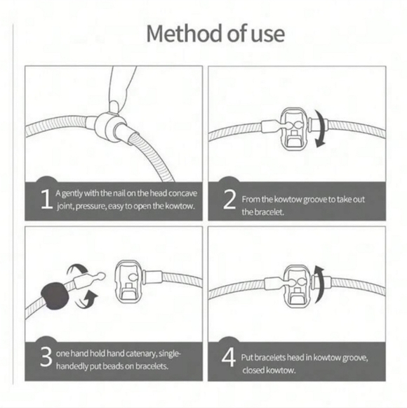 Elegant Snake Chain Charm Bracelets for Charm 925 sterling silver Bracelet 7.5" - Picture 7 of 9